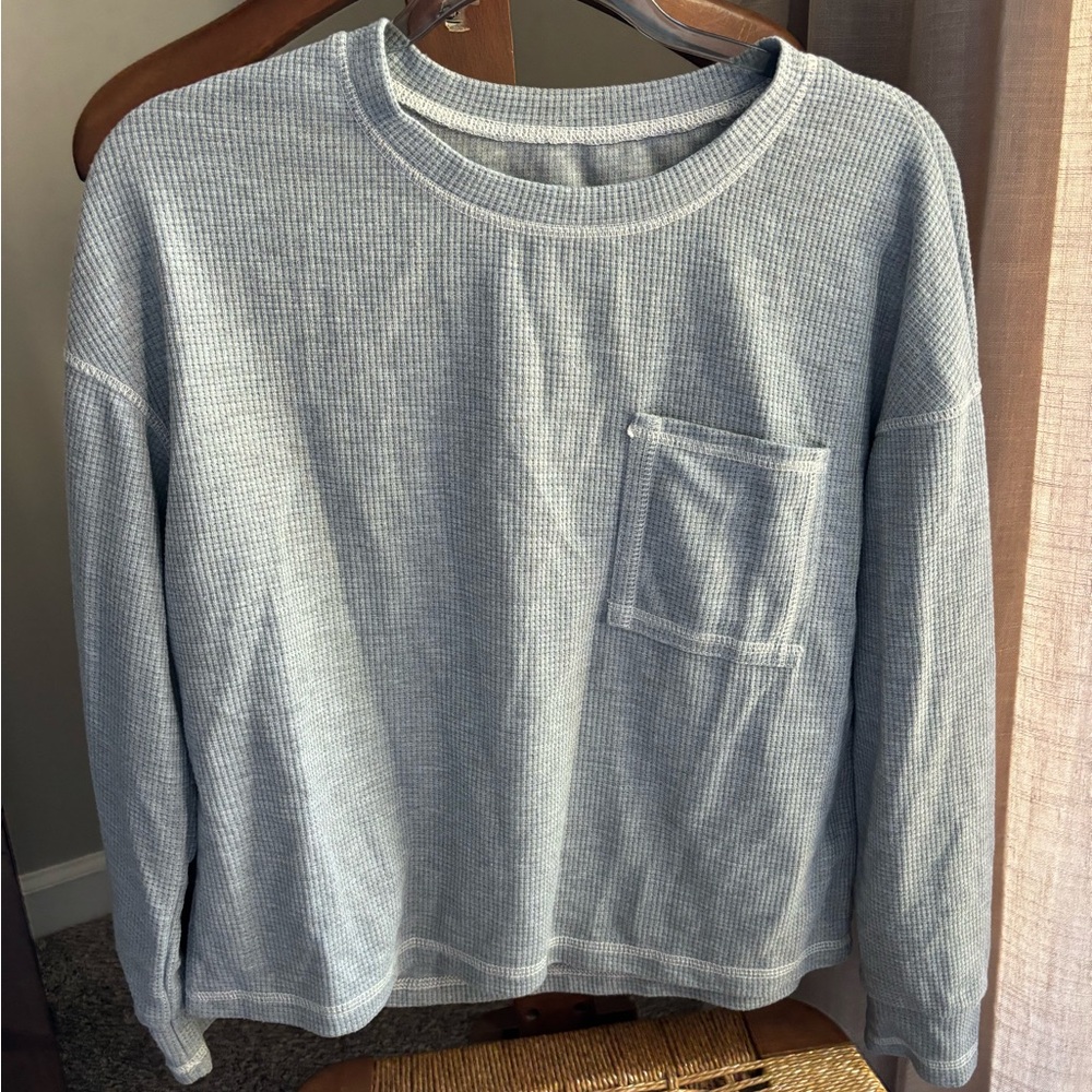 SHEIN waffle knit sweater